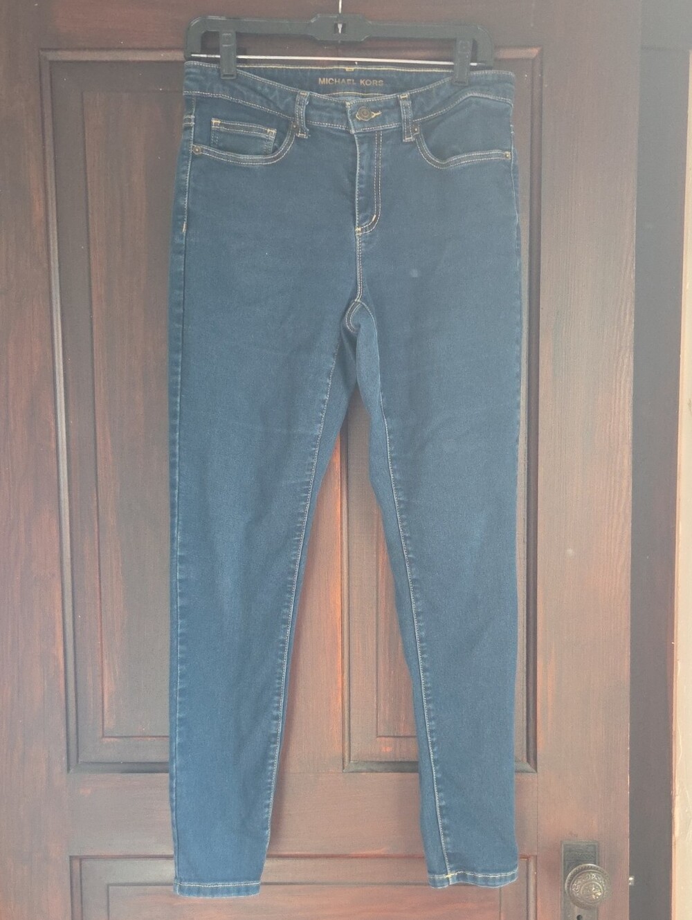 Michael Kors Women's Navy Izzy Skinny Jeans